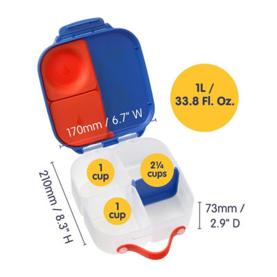 B.Box [Bundle] B.Box Tritan Drink Bottle Superman 600ml + Mini Lunchbox Superman + Snackbox Superman 10