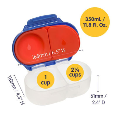 B.Box [Bundle] B.Box Tritan Drink Bottle Superman 600ml + Mini Lunchbox Superman + Snackbox Superman 18