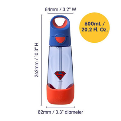 B.Box [Bundle] B.Box Tritan Drink Bottle Superman 600ml + Mini Lunchbox Superman + Snackbox Superman 5