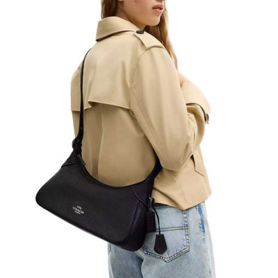 COACH Ella Small Shoulder Bag Black CDV36 6