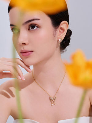 Pearly Lustre Freshwater Pearl Necklace WN00854 | BUTTERFLY 5