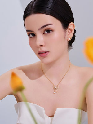 Pearly Lustre Freshwater Pearl Necklace WN00854 | BUTTERFLY 6
