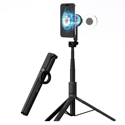 SKYZER MAC111 | Extra-Long Dual-Sided Magnetic Selfie Stick & Professional Tripod 3