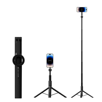 SKYZER MAC111 | Extra-Long Dual-Sided Magnetic Selfie Stick & Professional Tripod 6