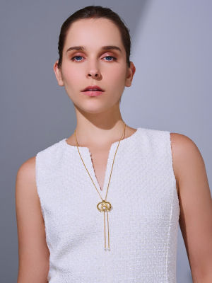 Pearly Lustre Top Grade Freshwater Pearl Necklace WN00935 | ORCHID 3