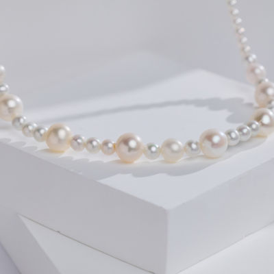 Pearly Lustre Top Lustre Freshwater Pearl Necklace WN00913 | RHYTHM 2