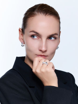 Pearly Lustre Top Grade Freshwater Pearl Ring WR00440 | LADY BOSS 3