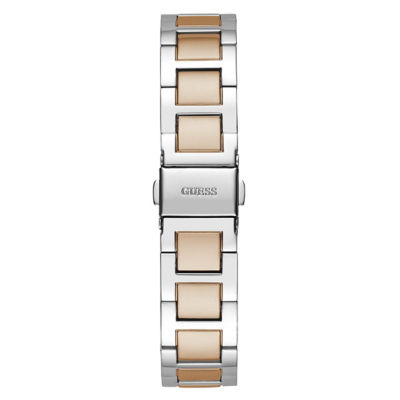 GUESS Women's 34mm Silver-Tone/Rose Gold-Tone Case & Silver-Tone/Rose Gold-Tone Stainless Steel Watch (GW0404L3) 3