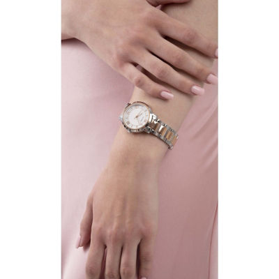 GUESS Women's 34mm Silver-Tone/Rose Gold-Tone Case & Silver-Tone/Rose Gold-Tone Stainless Steel Watch (GW0404L3) 6