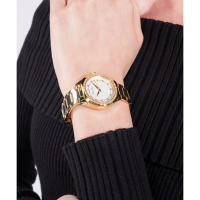 GUESS Women's 30mm Gold-Tone Case & Gold-Tone Stainless Steel Watch (GW0767L2) 7