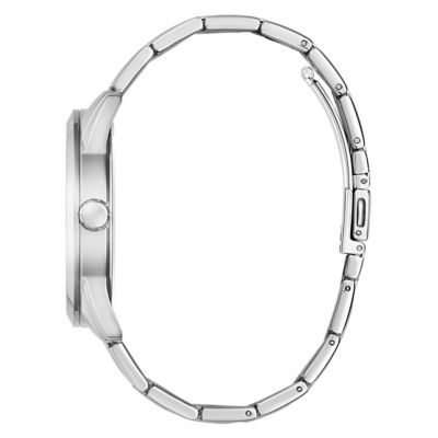 GUESS Men's 44mm Silver-Tone Case & Silver-Tone Stainless Steel Watch (GW1008G1) 3