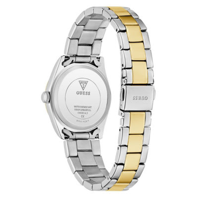 GUESS Women's 32mm Silver-Tone/Gold-Tone Case & Silver-Tone/Gold-Tone Stainless Steel Watch (GW0934L3) 3
