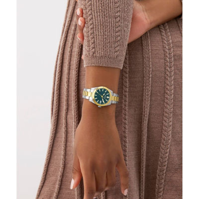 GUESS Women's 32mm Silver-Tone/Gold-Tone Case & Silver-Tone/Gold-Tone Stainless Steel Watch (GW0934L3) 6