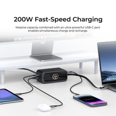 Mazer AIPrestigeGaN 200W Desktop Charger - M-Ai-D200-V7 3