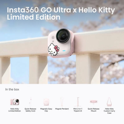 Insta360 GO Ultra Action Camera | Hello Kitty Limited Edition 11