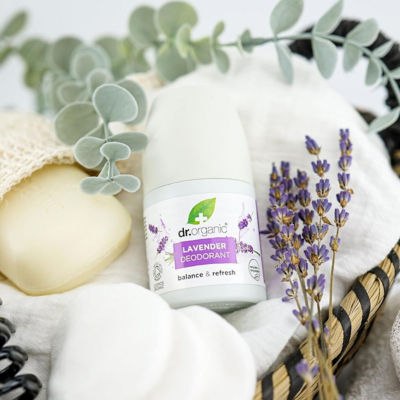 Dr. Organic Lavender Roll-On Deodorant 50ml 7