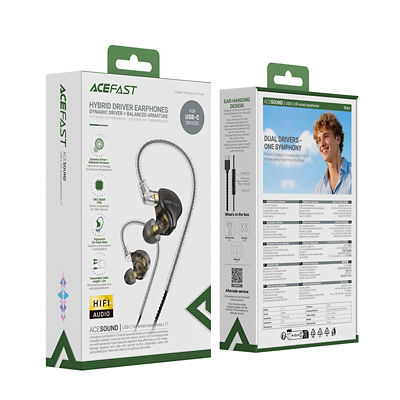 Acefast L11 USB-C Wired Earphones - Black 6