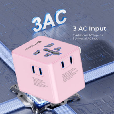 Mazer InfiniteTravel PD70W GaN Universal Travel Adapter - M-TC270 4