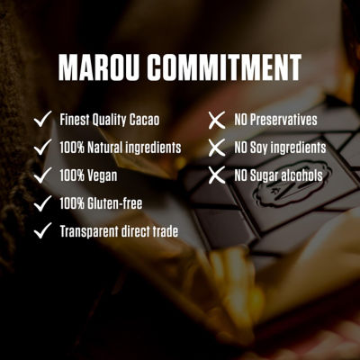 Marou Chocolate MAROU 黑巧克力零食装礼盒（6 条装） 3