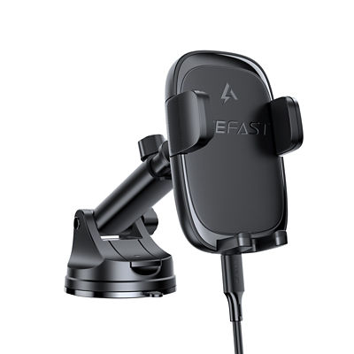Acefast D49 Press Type Wireless Charging Car Holder for Dashboard - Black 3
