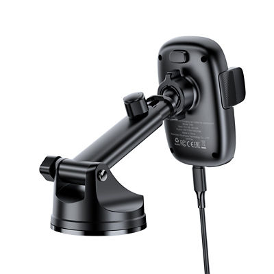 Acefast D49 Press Type Wireless Charging Car Holder for Dashboard - Black 4