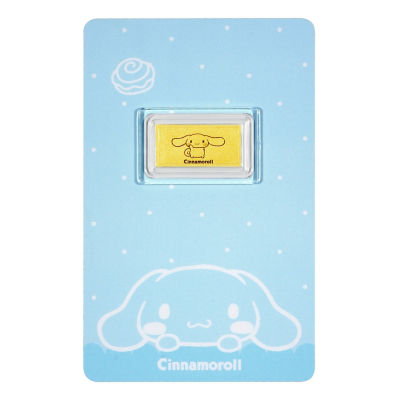 Goldheart 999 Gold 0.1G Sanrio Characters Cinnamoroll Gold Bar 1