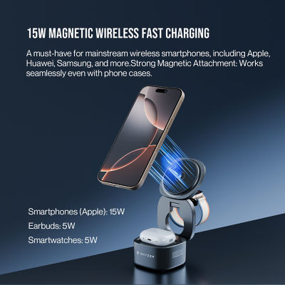 Skyzer PD166 65W Desktop 5-In-1 Wireless Charging Station 11