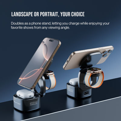 Skyzer PD166 65W Desktop 5-In-1 Wireless Charging Station 15