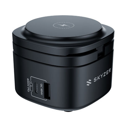 Skyzer PD166 65W Desktop 5-In-1 Wireless Charging Station 4