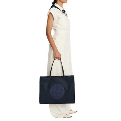 TORY BURCH Ella Tote New Navy 171271 6