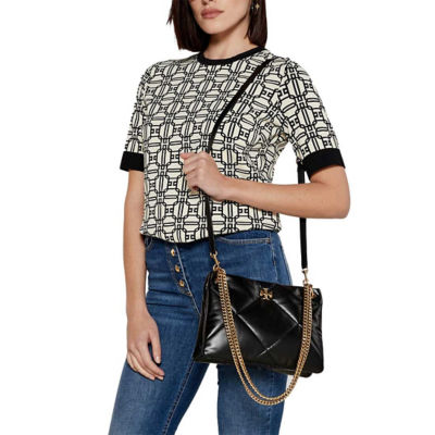 TORY BURCH Small Kira Diamond Quilt Shoulder Bag Black 161885 6