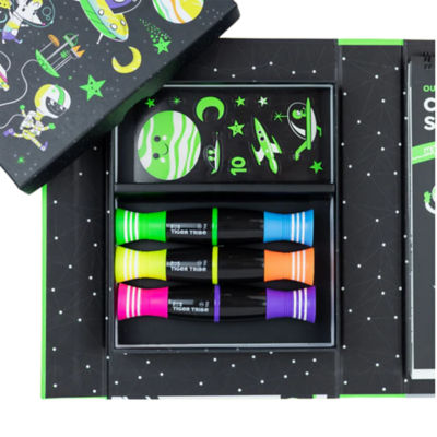 Tiger Tribe Neon Colouring Set - Outer Space 3