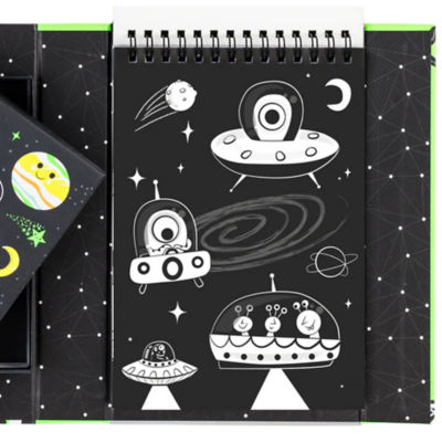Tiger Tribe Neon Colouring Set - Outer Space 5