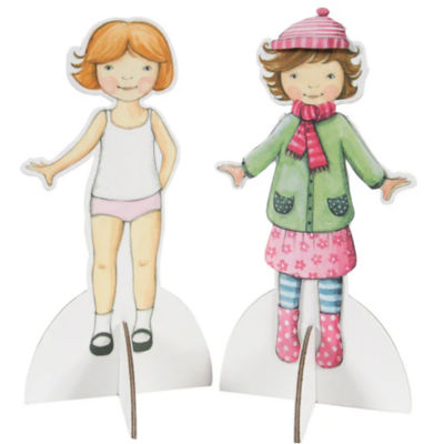 Tiger Tribe Paper Dolls Kit - Vintage 3