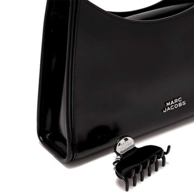 MARC JACOBS The Glam Claw Clip Shoulder Bag Black 2P5HSH026H02 6