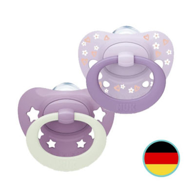 NUK Signature Silicone Soother Pacifier D&N 2pcs/box (6-18M) 2