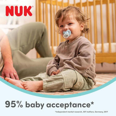 NUK Signature Silicone Soother Pacifier D&N 2pcs/box (6-18M) 4