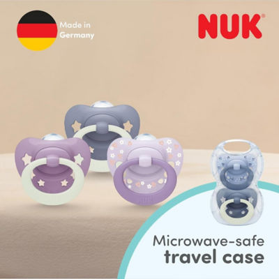 NUK Signature Silicone Soother Pacifier D&N 2pcs/box (6-18M) 7