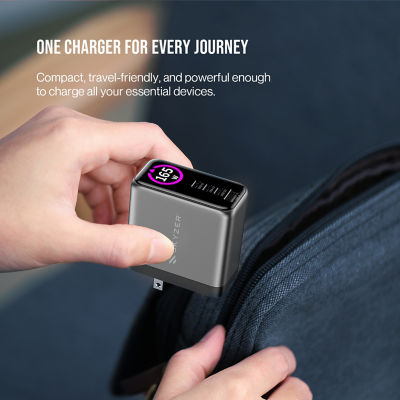 SKYZER PD173GY | 165W Display GaN Universal Travel Charger 13