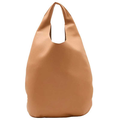A.P.C. Le Neige Grained Leather Bag Camel PXCBC-F67008 3