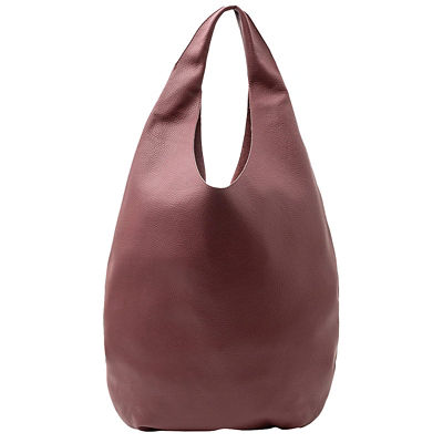 A.P.C. Le Neige Grained Leather Bag Wine PXCBC-F67008 3