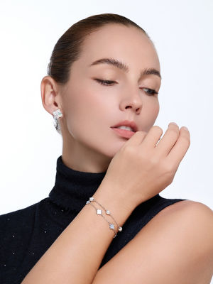 Pearly Lustre Elegant Freshwater Pearl Bracelet WB00355 | MOTHER OF PEARL 5