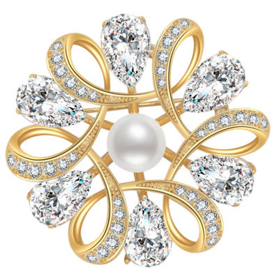 Pearly Lustre Passion for Life Freshwater Pearl Brooch WC00046 1