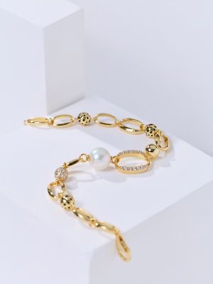 Pearly Lustre Top Grade Freshwater Pearl Bracelet WB00349 | SAFARI 3