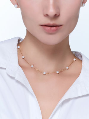 Pearly Lustre Top Lustre Freshwater Pearl Necklace WN00896 | RHYTHM 5