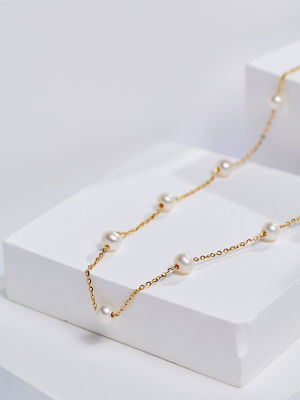 Pearly Lustre Top Lustre Freshwater Pearl Necklace WN00896 | RHYTHM 6