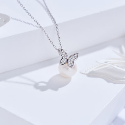 Pearly Lustre Top Grade Freshwater Pearl Necklace WN00881 | BUTTERFLY 6