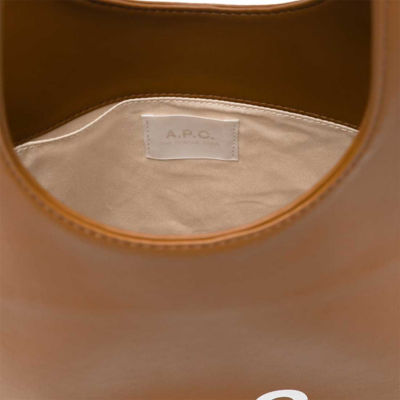 A.P.C. Ninon Small Tote Bag Camel PUAAT-M61861 3