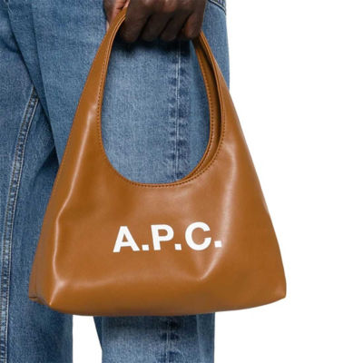 A.P.C. Baby Ninon Shoulder Bag Camel PUAAT-F67027 4