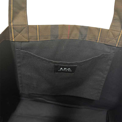 A.P.C. Diane Unisex Shopping Tote Bag Brown COHKY-M61443 3